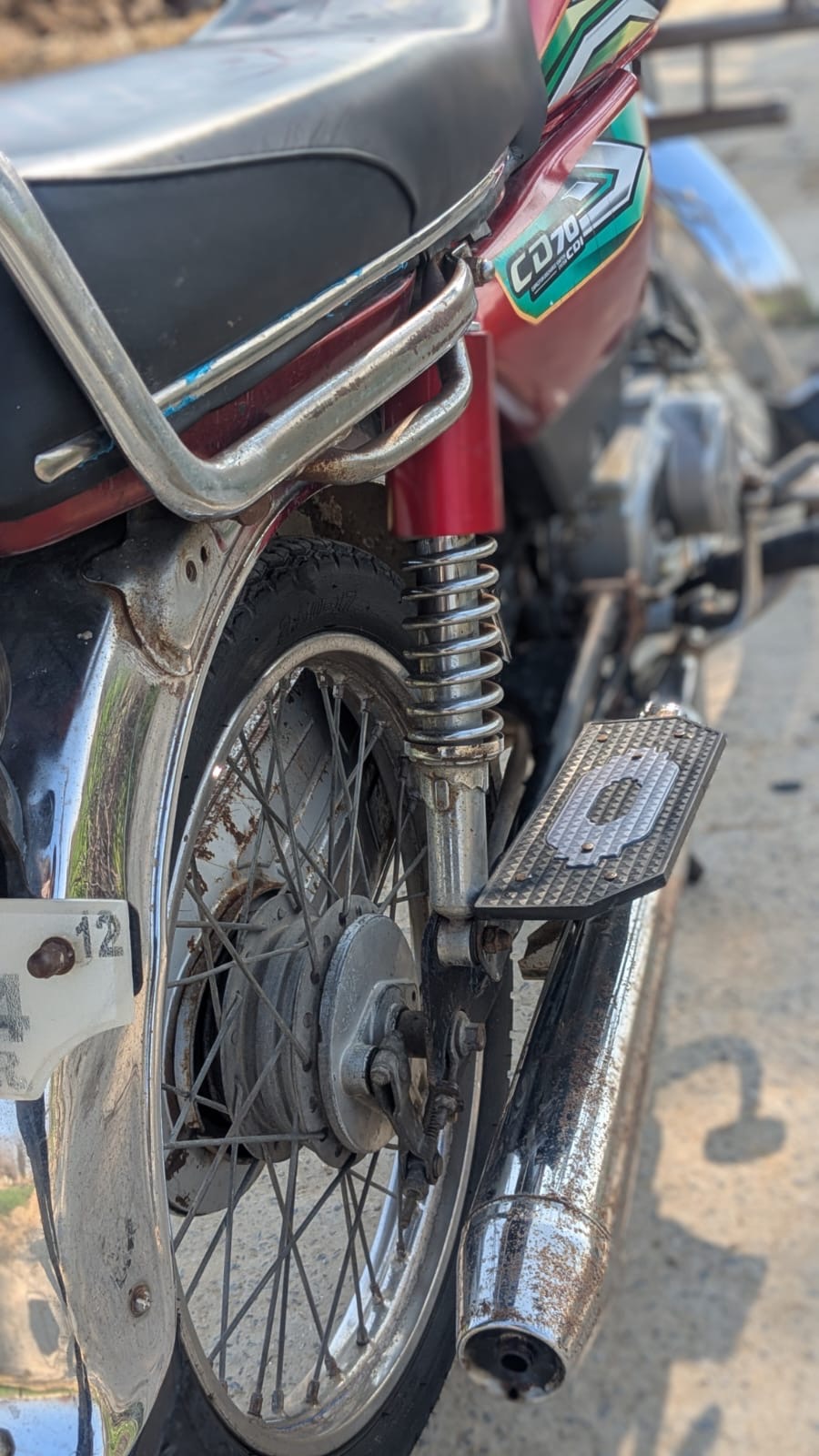 🏍️ موٹر سائیکل برائے فروخت – ہونڈا CD 70